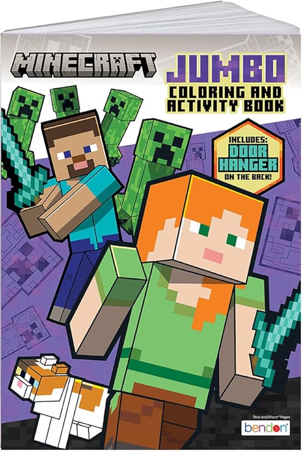 Bendon Minecraft Coloring Book | Activity Book | Minecraft Pixel Art | Video Game Coloring Books | Officially Licensed (Coloring Book)