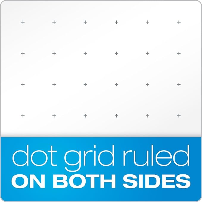 Oxford at Hand Dot Grid Index Card, 50 per pack, Assorted Color Edge (No color choice) (334208M)