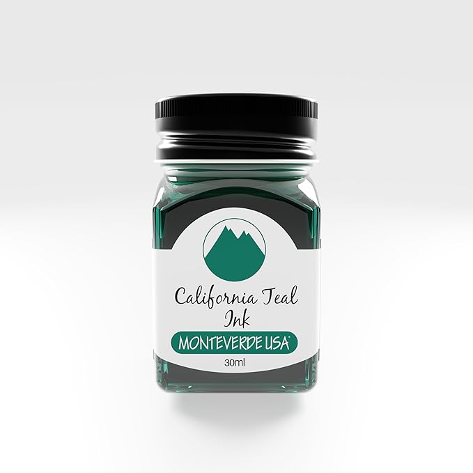 Monteverde USA Ink with ITF Technology, 30 ml California Teal (G309CT)