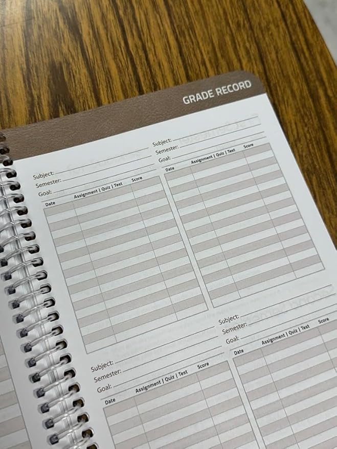 School Datebooks Student Planner for Teens 2026-2027 Academic Year, 5.5" by 8.5", dated format for busy schedules and routines, with Campus Cover