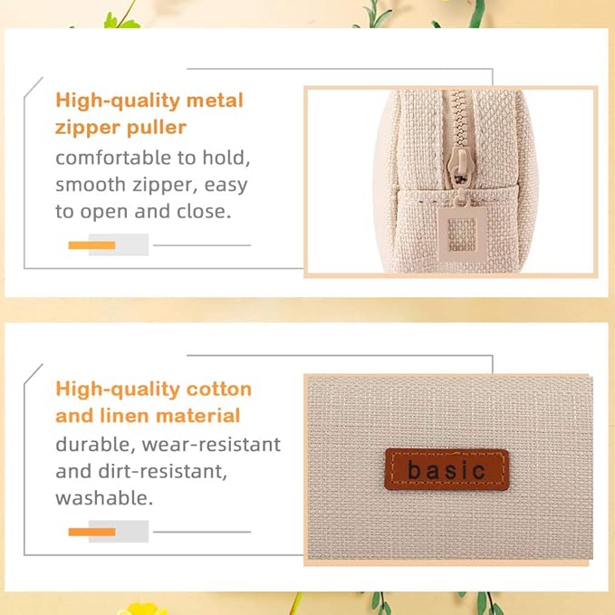 iSuperb Small Pencil Case Pencil Pouch Cute Pen Holder Aesthetic Pen Bag Organizer for Kids Girls Boys Student School Supplies Coin Pouch Cosmetic Bag