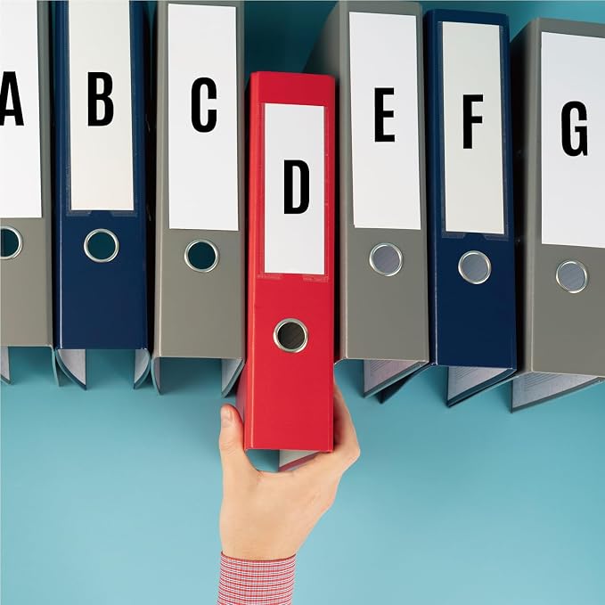 Letter Stickers 2 Inch, 8 Sheets Large Alphabet Stickers, Waterproof Vinyl Letter Decals, Self Adhesive Letters for Mailbox, Address Sign, Business Window, Storage Bin Organization (Black)