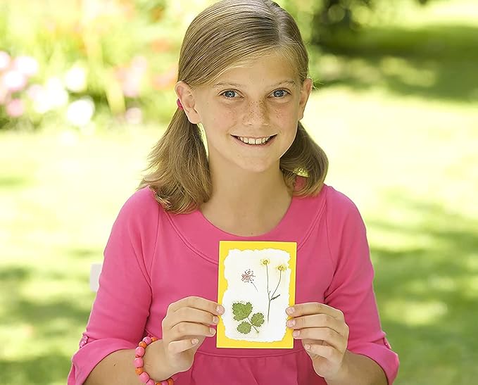 4M Green Creativity Pressed Flower Art Kit, Recycle Flowers Art & Crafts DIY Kit, For Boys & Girls Ages 5+