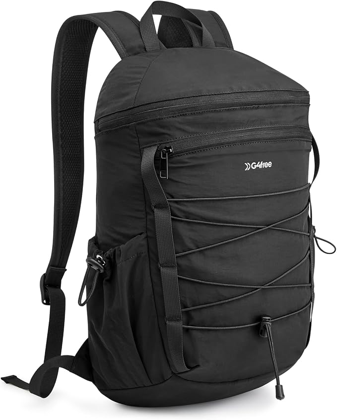 G4Free 20L Hiking Travel Backpack for Women Men | Lightweight Backpacks with Luggage Trolley Strap, Daypack for Outdoor Daily Camping