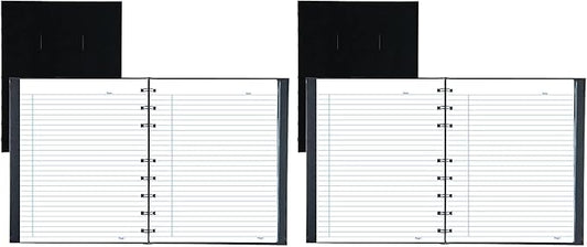 Blueline Notepro Composition Notebook, Black, 9.25 x 7.25 inches, 192 Ruled Pages (A9C.81) - (Pack of 10)