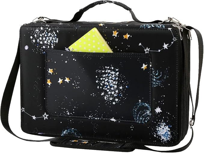 600-Slot Colored Pencil Case, 5-Layer Zipper with Shoulder strap and Handle | Organizer Bag for Pencil Storage Case for Artist Painter Office Sketch Travel Supplies