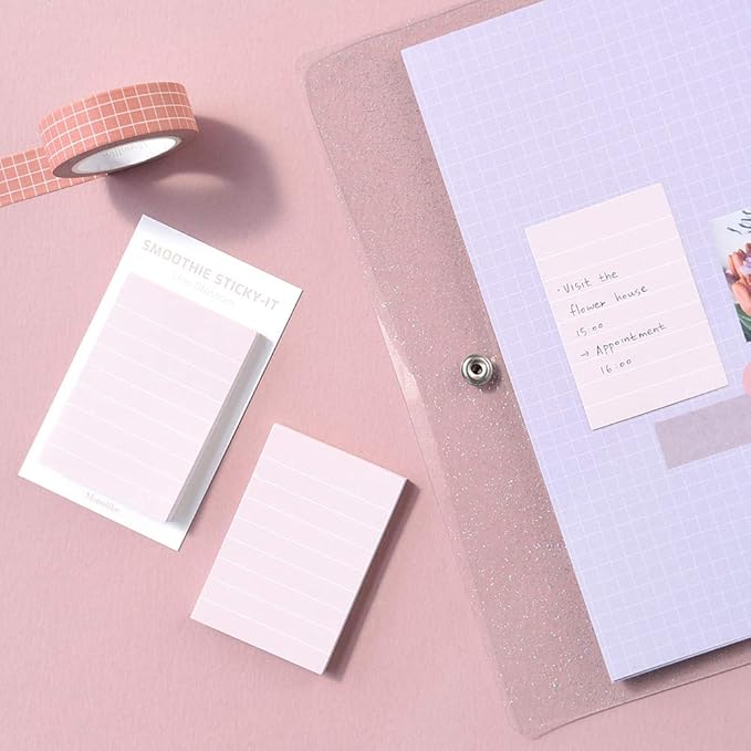 Monolike Smoothie ver.2 Line Sticky-it - 5p Set Self-Adhesive Memo Pad 50 Sheets