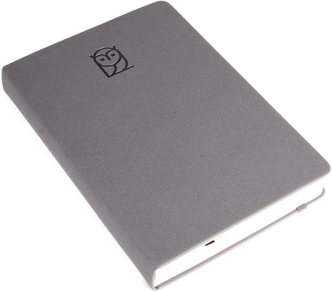 Wyze Planner Undated Daily Planner – 6-Month A5 Productivity Organizer with Full Page Per Day, ADHD Friendly, Hourly Schedule, Goal Setting, Habit Tracker, Weekly & Monthly Pages – Hardcover Time Management Notebook (Gray)