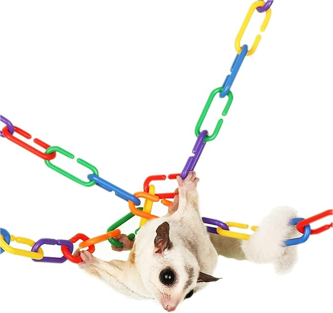 RAINBOW TOYFROG Chain Link Math Manipulatives - 240 C Clips Plastic Chain Links & 20 Ice Cream Cards for Counting & Linked Math Game - Learning Resources for Kindergarten Sensory