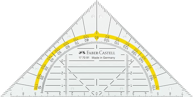 Faber Castell 177091 Small 14 cm Triangle with Handle