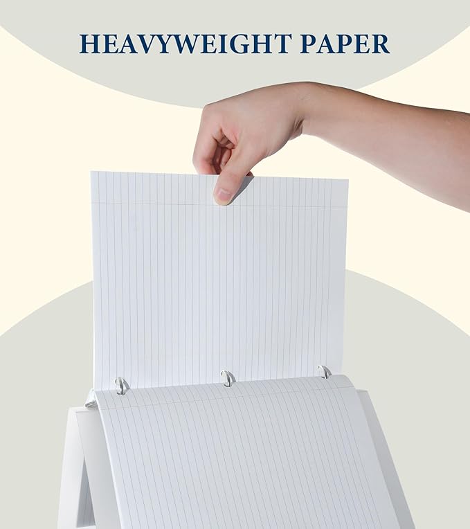 400 Sheets College Ruled Loose Leaf Paper, 3 Hole Punch Paper 8 x 10.5, Notebook Paper, 8 * 10.5 Filler Paper for 3 Ring Binders, Lined Paper College Ruled, Writing Paper With Lines