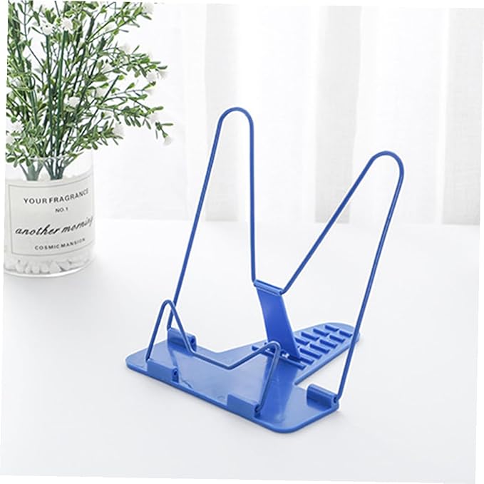 DOITOOL 2pcs Book Stand for Reading Multi-Purpose Reading Bracket Adjustable Book Shelf Lightweight Rack Home Study Support