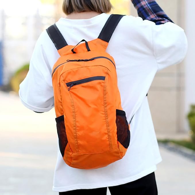 18L Mini Foldable Daypack, Waterproof and Lightweight Backpack | Small Outdoor Camping Day Pack, Travel Packable Bag for Men and Women, Easy to Carry