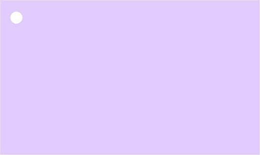 Colonial Cards: 150 Color Cardstock 3" x 5" Index Cards, Unruled with Corner 1-Hole Punched and 4 Binder Rings, Light Purple