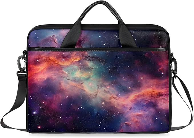 Galaxy Laptop Sleeve Case for 13-15 inch Computer Bag Protective Laptop Handle Bag for Women Men