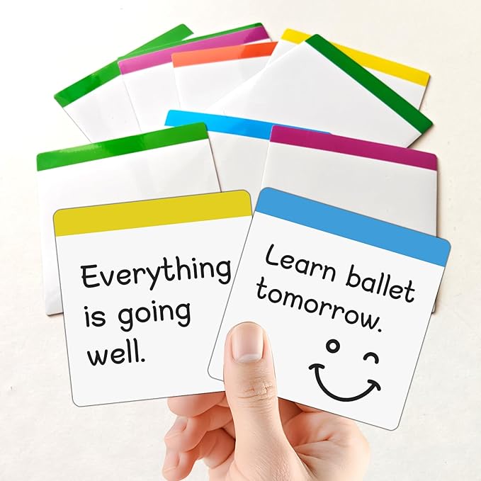 36 Packs, Washable Magnetic Dry Erase Board Labels, 3" x 3" Bangs Design Magnets White Board Notes, Sticky on Fridge, Locker, Cabinet, Door - Office & Classroom Whiteboard Accessories Supplies