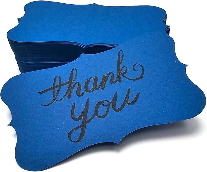 PPAPPAPPIYO Color Index Cards 3.5 x 2, 180gsm Thick Cardstock, Blank Colored Flash Cards for Study, Notes, Business Cards & Labels, Small Notecards 100 Pack (Dark Blue)
