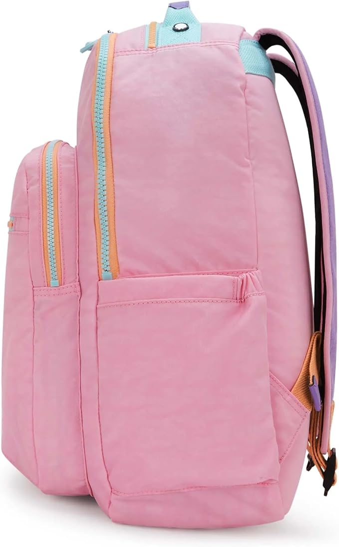 Kipling Women's Seoul 15" Laptop Backpack, Durable, Roomy with Padded Shoulder Straps, Built-In Protective Sleeve