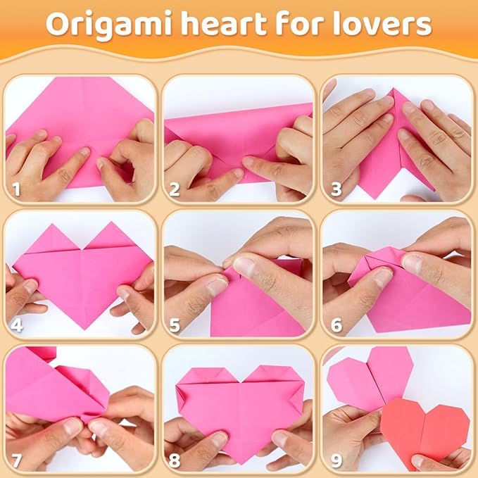 Praisebank Origami Paper (Multi-colored, 6 x 6 Inch /1000 Sheets), Origami Kit with Guide & Double Sided Color