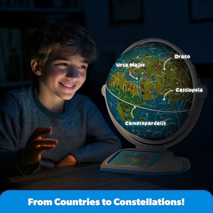 PlayShifu Orboot Earth Explorer – Interactive AR Globe for Kids Ages 4+ | 400+ Wonders, 1000+ Facts | Constellation Mode, Games & Magic Stylus | Educational STEM Toy for Future Scientists