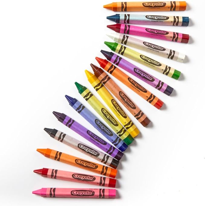 Crayola Triangular Crayon Classpack (256ct), 16 Colors, Bulk Toddler Crayons, Teacher Classroom Must Haves, School Supplies, Preschool & Kindergarten