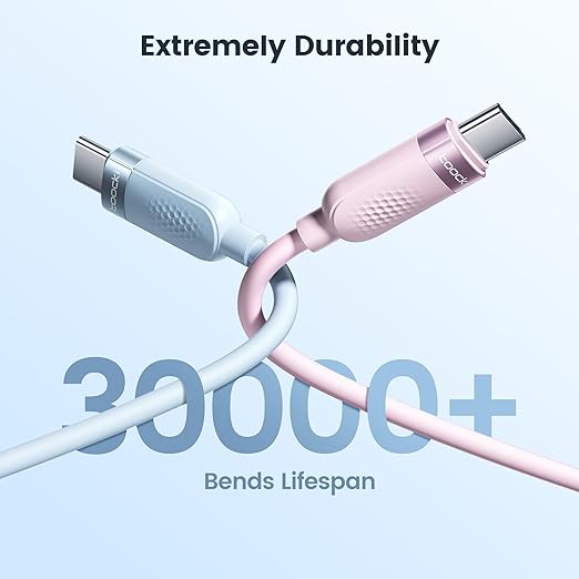 toocki USB C to USB C Cable [3Pack,6ft] 60W Fast Charging Type C Silicone Cord Compatible with iPhone 17 16 15 Pro Plus Pro Max Air, iPad Pro, Galaxy S25, Switch, MacBook Air, Pixel