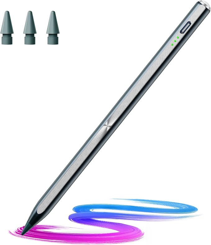 Hastraith Stylus Pen for iPad(2018-2026)-13 Mins Fast Charge with Tilt Sensitivity & Palm Rejection for iPad 11/10/9/8/7/6th Gen, Air 5/4/3/M4/M3/M2, Pro 13"/12.9"/11"/M4, Mini 7/6/5th, Metallic Blue