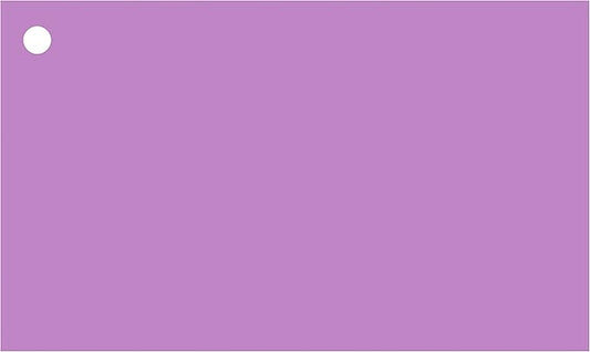 Colonial Cards: 150 Color Cardstock 3" x 5" Index Cards, Unruled with Corner 1-Hole Punched and 4 Binder Rings, Medium Purple