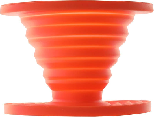 ust Collapsible Flexware Coffee Drip with Strong, Flexible, Compact, BPA Free Design and Lid Seal for Hiking, Backpacking, Camping and Outdoor Survival, Orange, One Size (20-CKT0019-09)