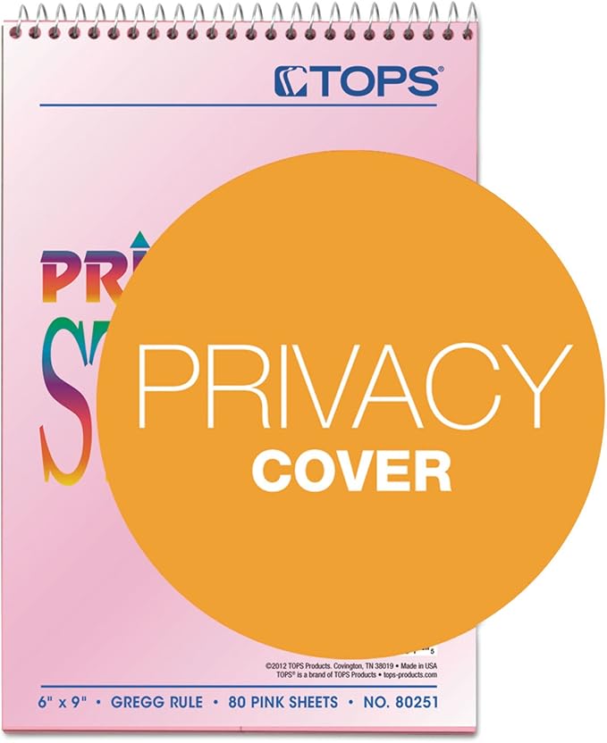 TOP80254 - Tops Spiral Steno Notebook