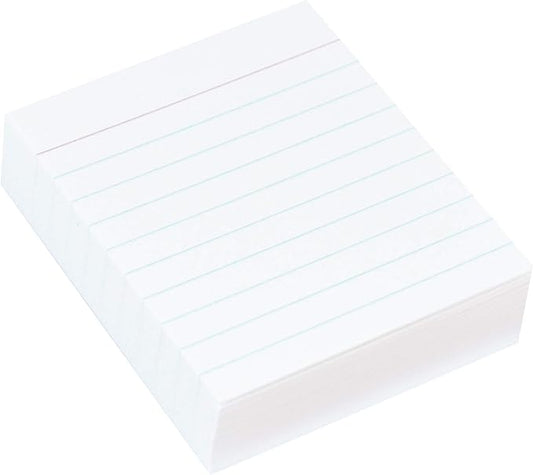 Home Advantage 2.5x3 Ruled Index Cards - Our 50 Pack of Lined Notecards Use Heavy Duty Cardstock to Make Them Bleed Proof – These Line Ruled Index Cards Make Perfect Flashcards & Note Cards
