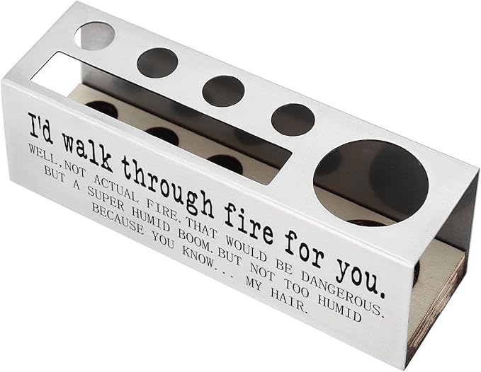 Funny Office for Women, I’d Walk Through Fire for You… But Not Actual Fire, Sarcastic Friendship Gift for Coworkers Friends Office Teams, Workplace Humor Pencil Holder Desk for Desk SD288