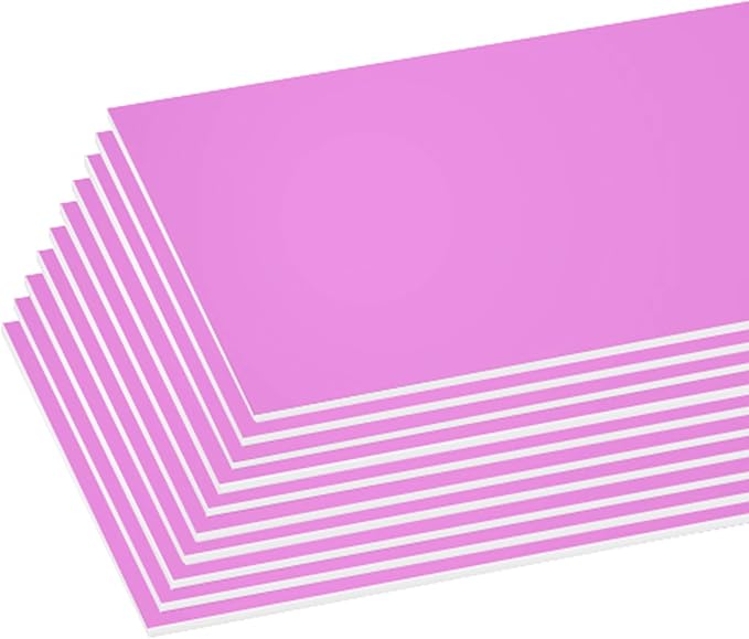 BAZIC Products Foam Board 20" X 30" Pink, Colored Foam Boards 3/16 Inch Thickness, Presentation Signboards School Craft Project Framing Display, 25-Pack
