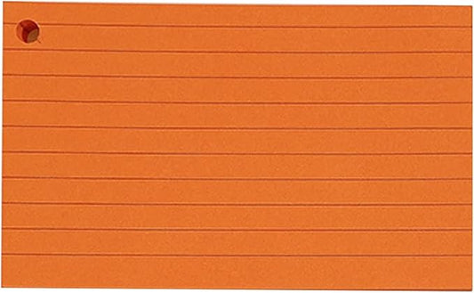 Lined Indexes Cards Flashcards Presentation Studying Note Blanks Revisions for Home and School Lined Indexes with Binding Rings