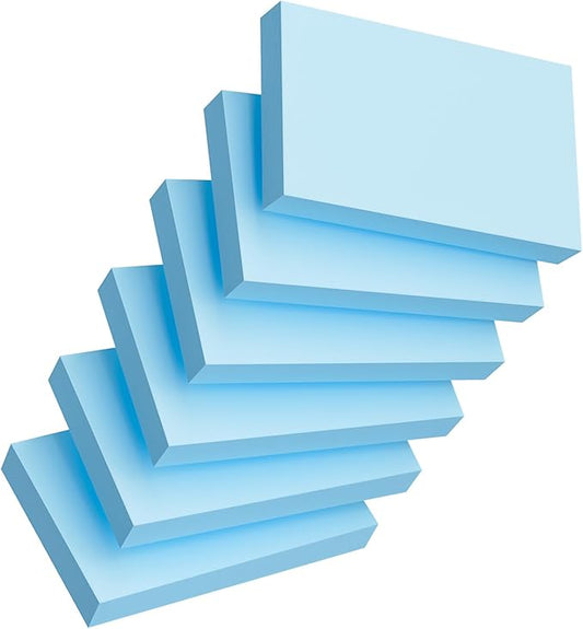 Index Cards 3x5 Inch, 300sheets, Flash Cards, Blank Blue Note Cards Paper For Studying, Schools Supplies, College, Office And Home Organization, Note Taking Supplies
