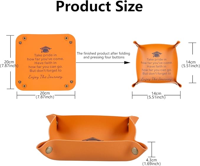 2026 Graduation Gifts for Her Him Class of 2026 Gifts Bulk Best Gifts for High School Senior 2026 Stuff 2026 Graduation Gifts for Men Women College Grad 2026 High School Boy Christmas Leather Tray