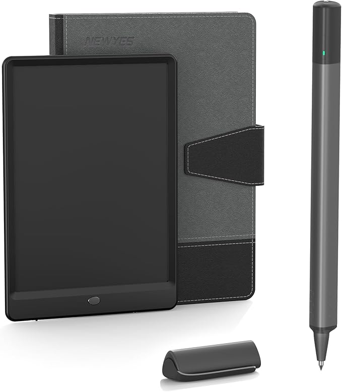 NEWYES SyncPen 4 Smart Pen with Digital Notebook Digital Pen Sync Pen Erasable Gel Pen Bluetooth Wireless OCR for Students, Designer, Creatives, Business Man, Record Notes (with Notepad)