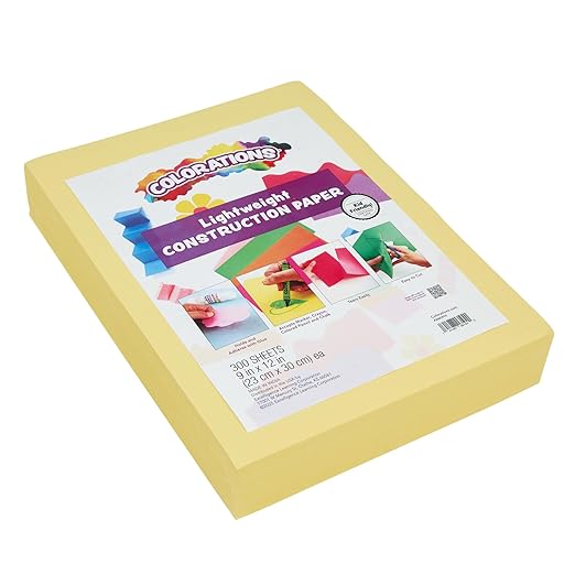 Colorations Lightweight Construction Paper - 300 Sheets