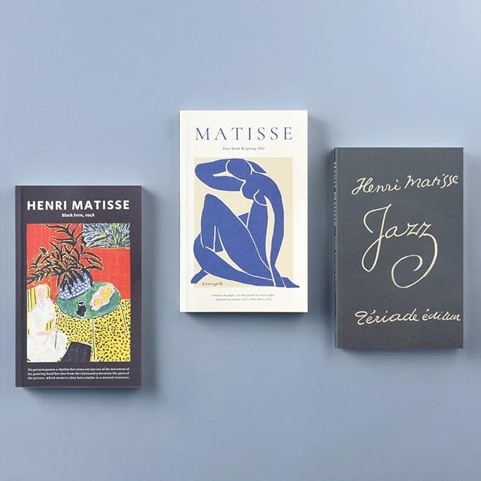 Monolike Henri Martisse Paperback Note Part.2 3p SET_Art design note, Mini note, Blank note, Notebook, 192 Pages, 4.13x6.69