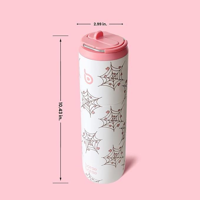 BOTTLE BOTTLE Insulated Water Bottle 24oz with Straw Lid and Handle Sports | for Travel Gym school,Stainless Steel Water Bottles,Double-Wall,Vacuum Metal,Leak Proof,BPA-Free