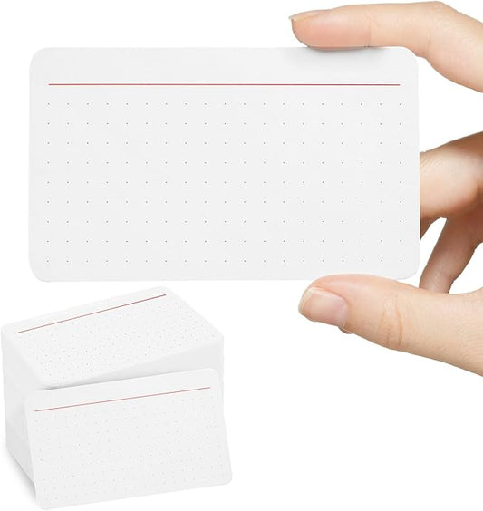 Dotted Index Cards, 3x5 in, 180 Pcs, Thick Heavyweight 350gsm Cards, To Do List, Checklist, Planner, Note, Record, Recipe, Shopping, Idea, Strategy cards