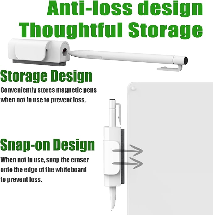 15 Inch Magic Whiteboard, No-Consumable Erasable Board, Dust-Free Power-Free Waterproof Shockproof Eye-Caring Panel | Ideal for Office, Classroom, Remote Work, Replace LCD & Desktop Whiteboard