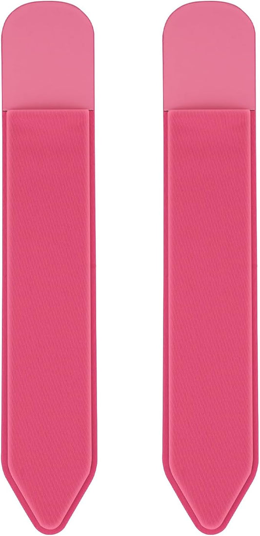 MoKo Pencil Holder Sticker Fit Apple Pencil Pro/ (USB-C)/ 1st/ 2nd Generation, Elastic Pencil Pocket Pouch Adhesive Sleeve Attached to iPad Case for Stylus Pens, 2 Pieces Watermelon Red