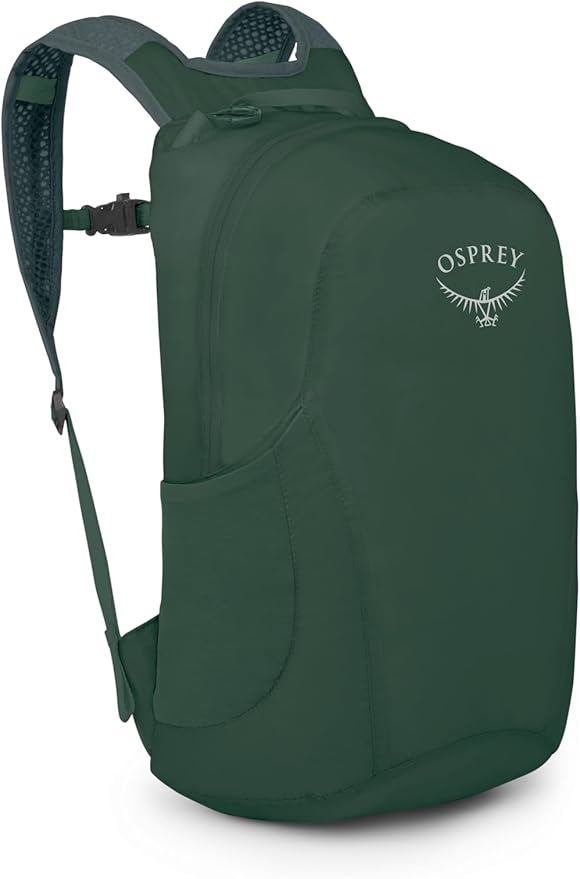 Osprey Ultralight Collapsible Stuff Pack, Green OS | travel organizer, packing cube, toiletry bag, carry on accessory, Green color, OS size