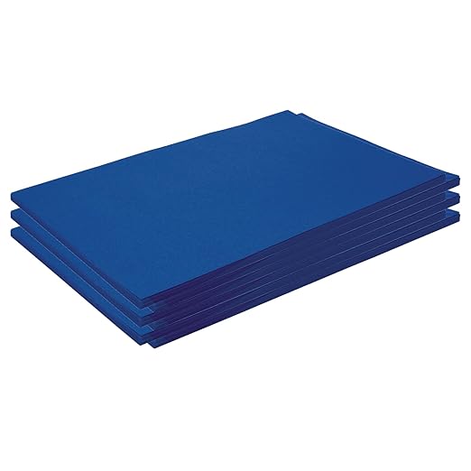 Colorations 12" x 18" Mediumweight Blue Construction Paper - 300 Sheets, Bulk Pack Art Paper, Arts and Crafts, School Supplies, Drawing, Coloring, Painting, 3D Art