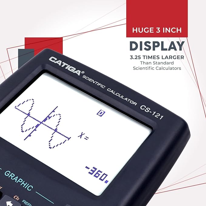 CATIGA Scientific Calculators with Graphic Functions, Graphing Calculators with Multiple Modes, Scientific Calculators for Students, High School or College Courses, Calculadora Cientifica, CS-121