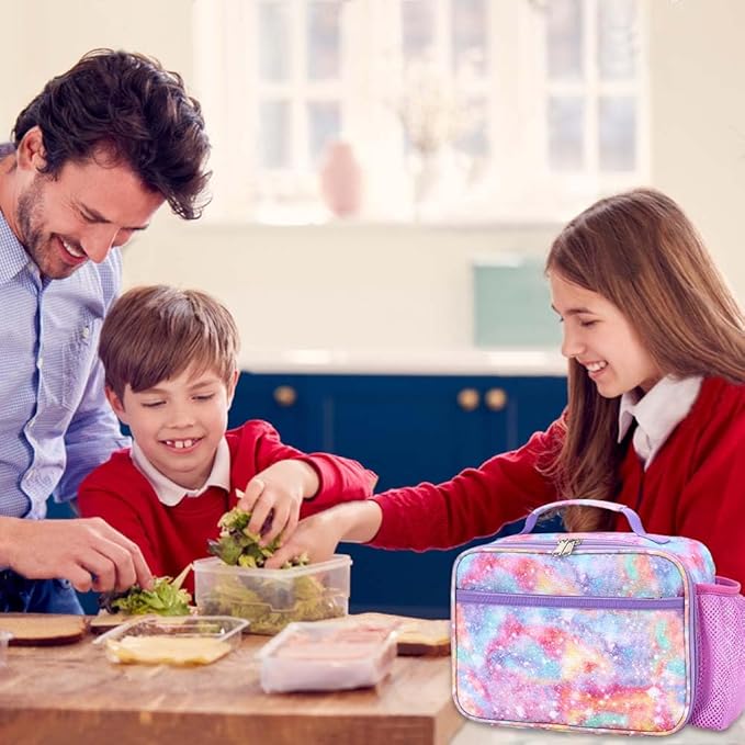 RHCPFOVR Kids Lunch Bag - Insulated Lunch Box for Boys Girls,Washable Lunch Bag and Reusable Toddler Leak-proof Lunchbox for School and Daycare
