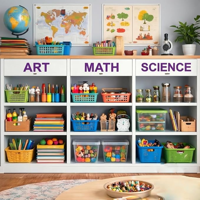 Craft Letter Stickers 2 Inch, 8 Sheets Large Alphabet Decals, Waterproof Self Adhesive Vinyl Letters for Vision Boards, Classroom Displays and Event Decorations (Purple)
