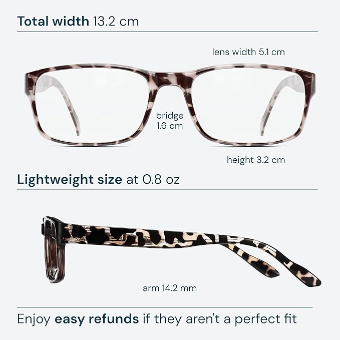 Gaoye 3.0 Professional Reading Glasses for All Day - Computer Readers with Blue Light Protection - Value Pack