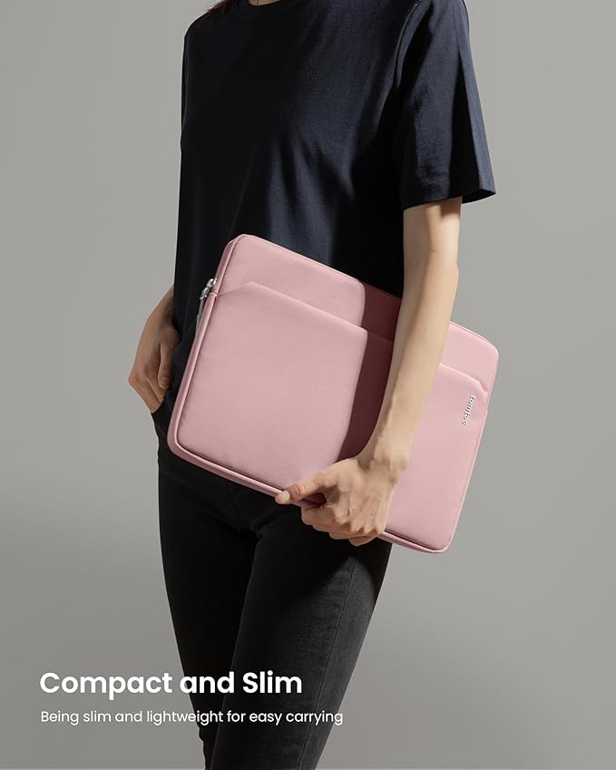 tomtoc Slim Laptop Sleeve for 15-inch 2026 New MacBook Air M5/A3448, M4/A3241, M3/M2, 15 Inch Microsoft Surface Laptop AI PC/7/6, Dell XPS 15 Plus, Recycled Water-Resistant Protective Case Bag
